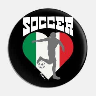 Soccer, Italy Pin