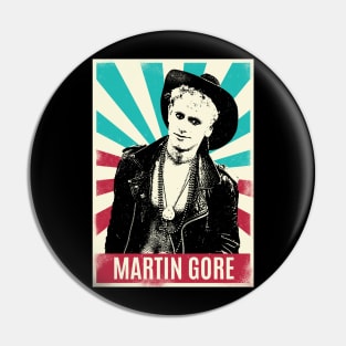 Vintage Retro Martin Gore Pin