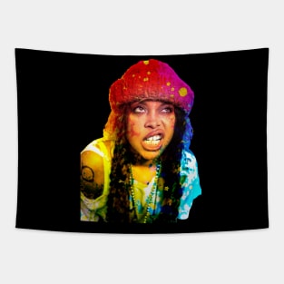 Erykah Badu RNB Watercolor Tapestry