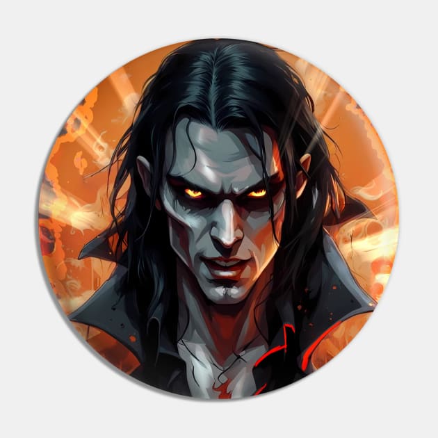 retro vampire Pin by gajer´s design 