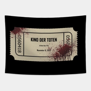 Zombies - Kino Der Toten Cinema Ticket Tapestry