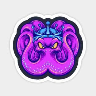 purple octopus Magnet