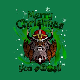 Merry Christmas you #@$!!. T-Shirt