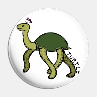 Long Turtle Pin