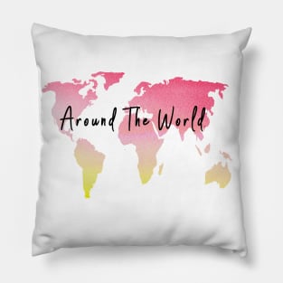 Around The World Traveler Pillow