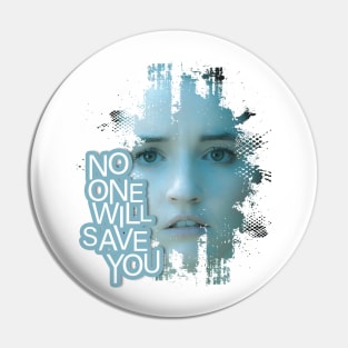 No One Will Save You horror sci-fi movie 2023 graphic design Pin