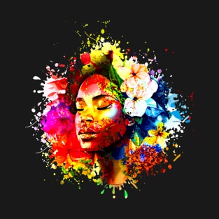 African woman watercolor T-Shirt