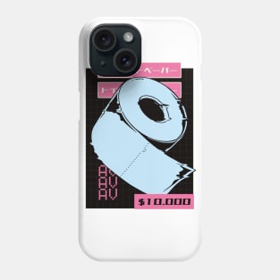 Vaporwave toilet paper Phone Case