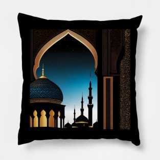 Islamic mosque art Pillow