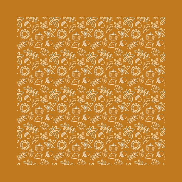 orange fall patterned by imaginekaye