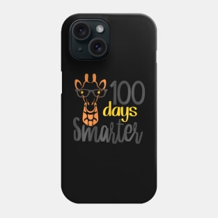 100 Days Smarter  100th Day of School Teacher Kids Phone Case