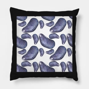 Blue mussels Pillow