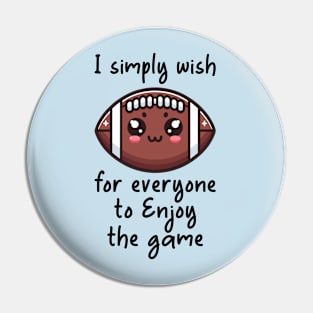 Cute American Football Pin