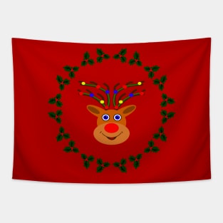 Merry Christmas Reindeer! Tapestry