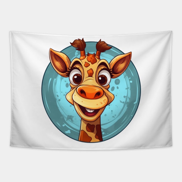 Giraffe Tapestry by RosaliArt