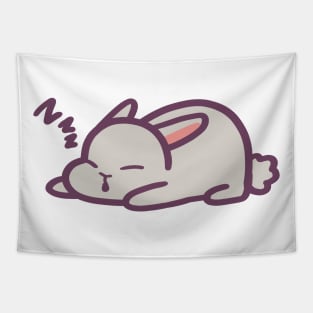 Bunny Rabbit Naptime Tapestry