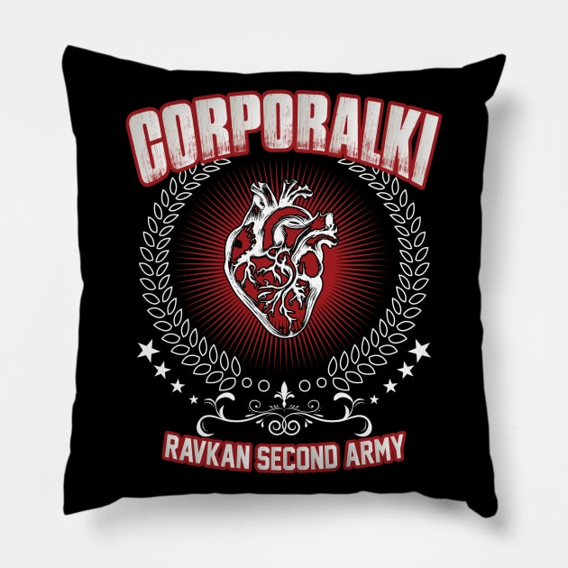 CORPORALKI - Grisha - Ravkan Second Army Pillow by WrittenWordNerd