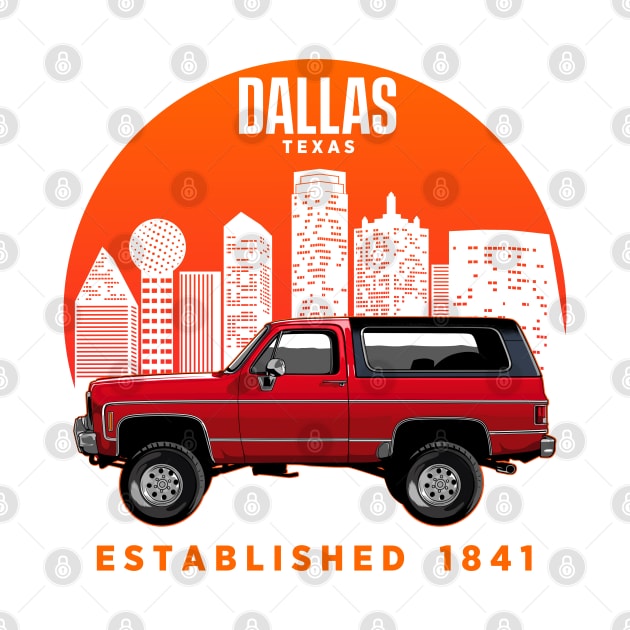 1841 Dallas Texas T-shirt by Dallasweekender 