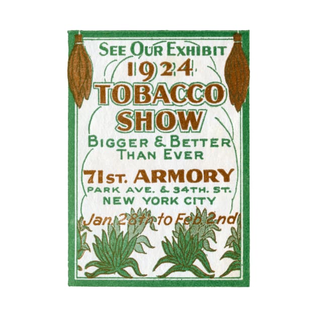 1924 New York City Tobacco Show by historicimage