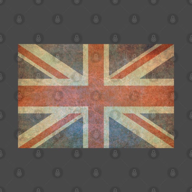 Union Jack with Grunge Texture by SteveHClark