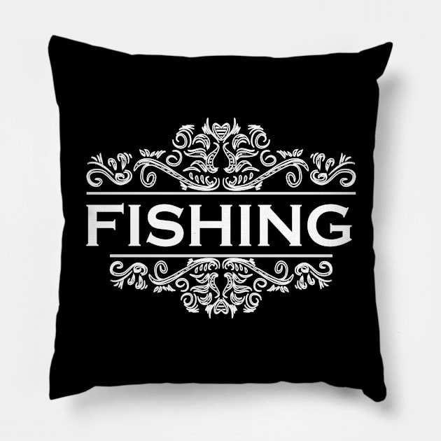 Sports Fishing Pillow by Shop Ovov