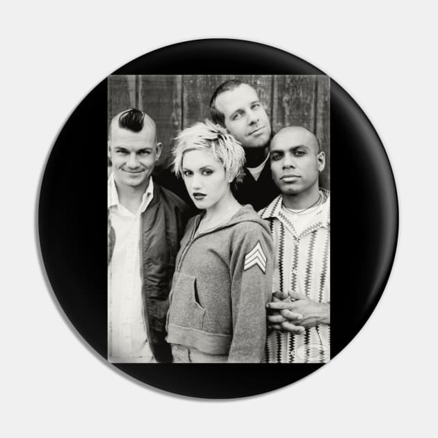 No Doubt / Vintage Photo Style Pin by Mieren Artwork 