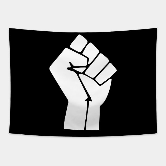 Protest Fist Tapestry by inkstyl