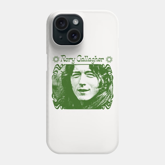 Rory Gallagher /// Retro Tribute Fanart Design Phone Case by DankFutura