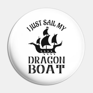 Viking Ship Dragon Boat Pin