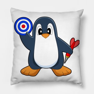 Penguin Darts Dart Pillow