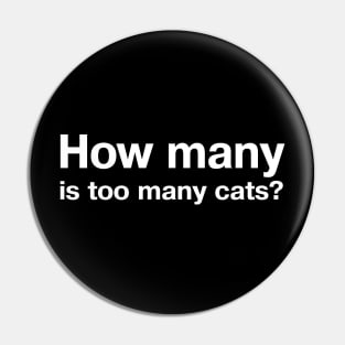 How many is too many cats? Pin