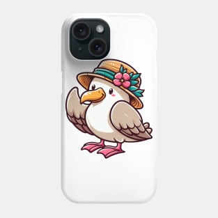 Albatross with Hat Phone Case