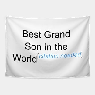 Best Grand Son in the World - Citation Needed! Tapestry