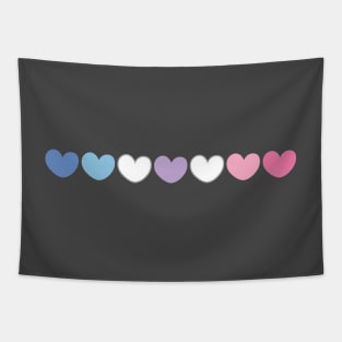 Bigender pride flag Tapestry