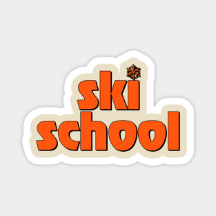 Ski School Magnet
