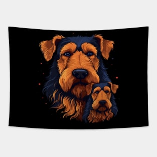 Airedale Terrier Fathers Day Tapestry