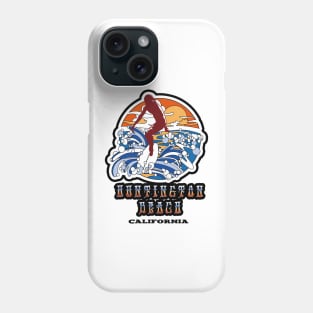 Retro Huntington Beach Phone Case