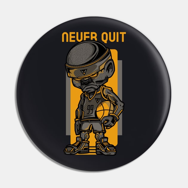 NEVER QUIT Pin by 706 DRIP