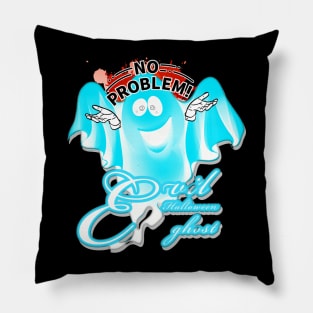 An evil, but kind, ghost of the night Pillow
