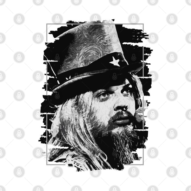 Leon Russell \\ Poster Art by Nana On Here