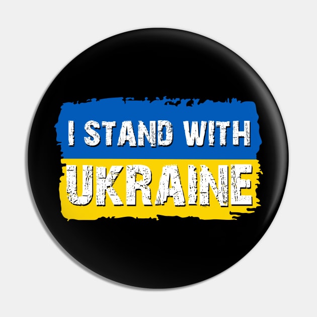 I Stand With Ukraine Pin by Scar