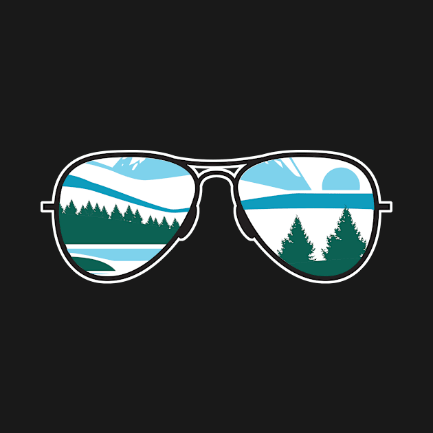 Mountain Scene Sunglasses by Portals