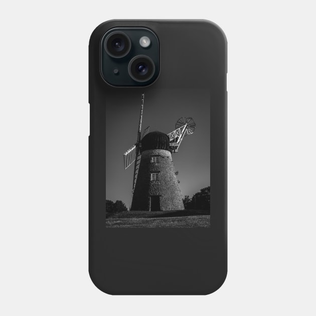 Monochrome Whitburn Windmill Phone Case by axp7884