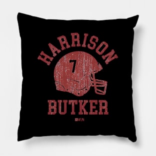 Harrison Butker Kansas City Helmet Font Pillow