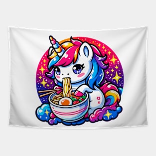 Space Unicorn Ramen Tapestry