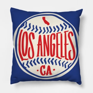 Los Angeles California Hand Drawn Script Pillow