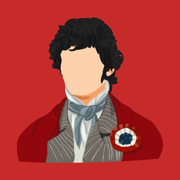 Courfeyrac from Les Misérables by byebyesally