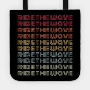 Ride the Wave and Go with the Flow Vintage Style Tote