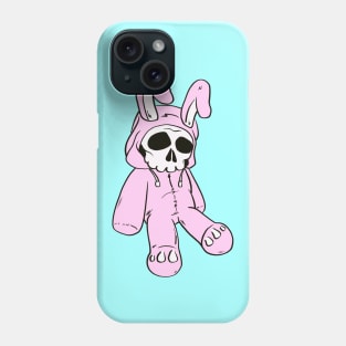 Skull Bunny Pink Dead Bunny Costume Skeleton Phone Case