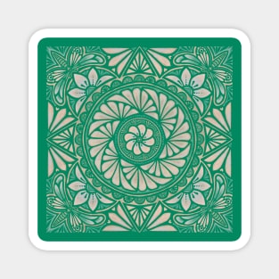 Pasifika teal green Magnet